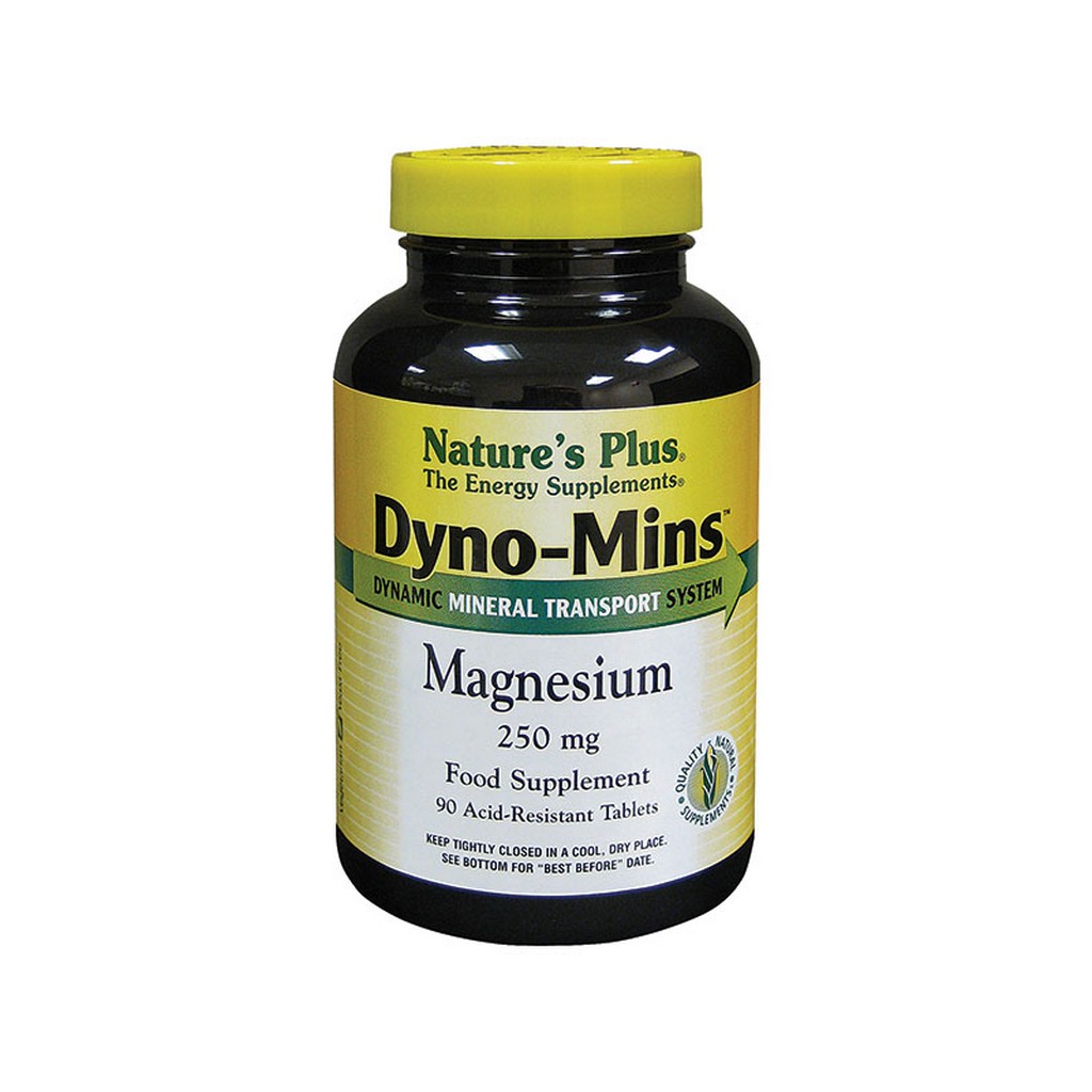 Nature's Plus Dyno-Mins Magnesium 250mg 90 Tablets