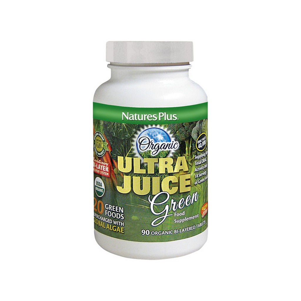Nature's Plus Ultra Juice Green Organic 90 Tablets