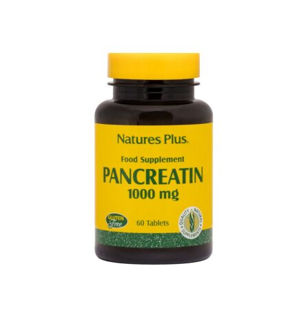 Nature's Plus Pancreatin 1000mg 60 Tablets