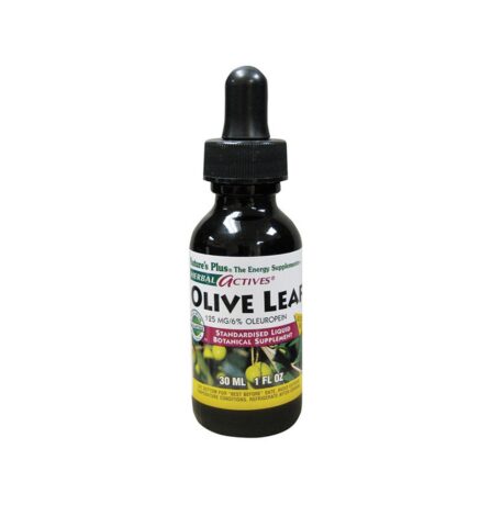 Nature's Plus Herbal Active Liquid Olive Leaf 125mg 30ml