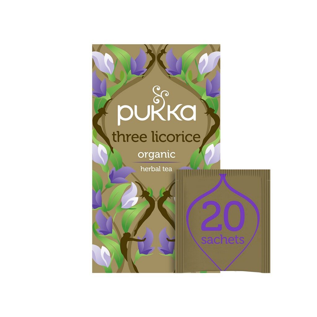 Pukka Three Licorice Tea 20 Sachets Discontinued Buy Online