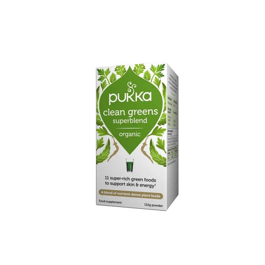 Pukka Clean Greens Superblend 112g Powder