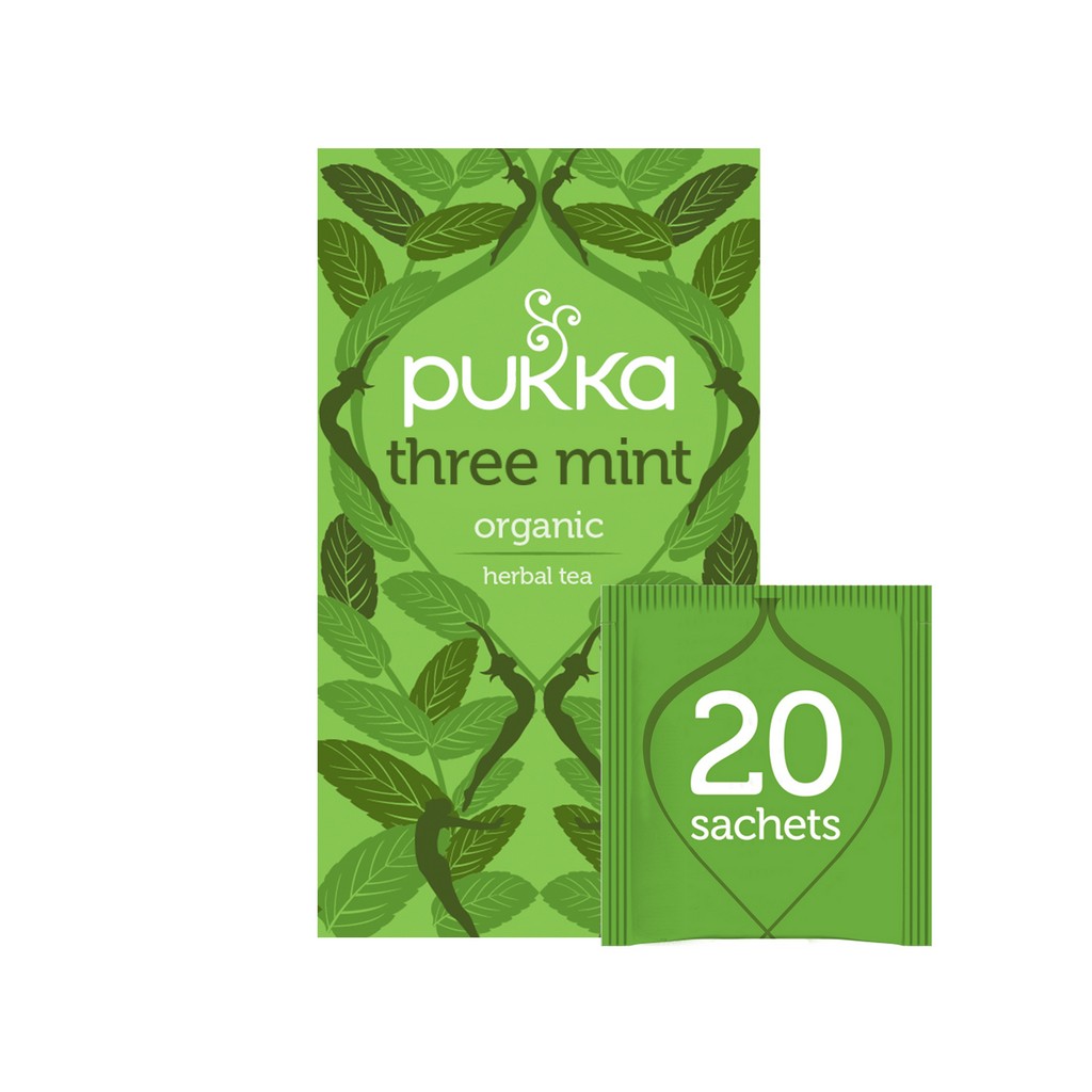 Pukka Three Mint Tea 20 Sachets