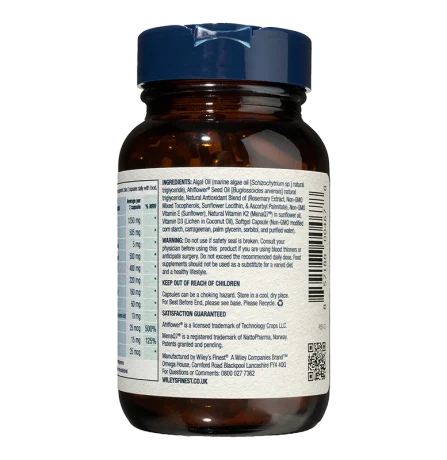 Wiley's Finest Vegan Catchfree Omega-3 60 Softgels - Image 4