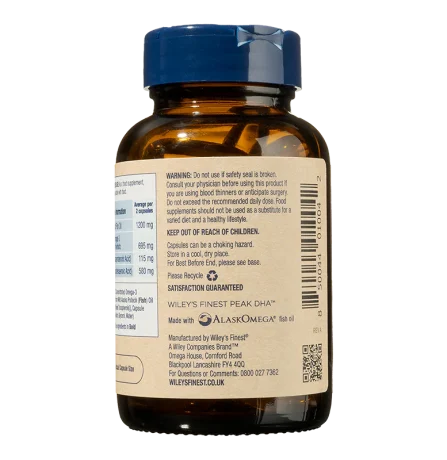 Wiley's Finest Prenatal DHA 60 Capsules - Image 4