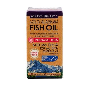 Wiley's Finest Prenatal DHA 60 Capsules
