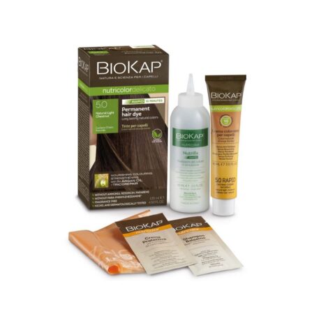 BioKap Natural Light Chestnut 5.0 Rapid Hair Dye 135 ml