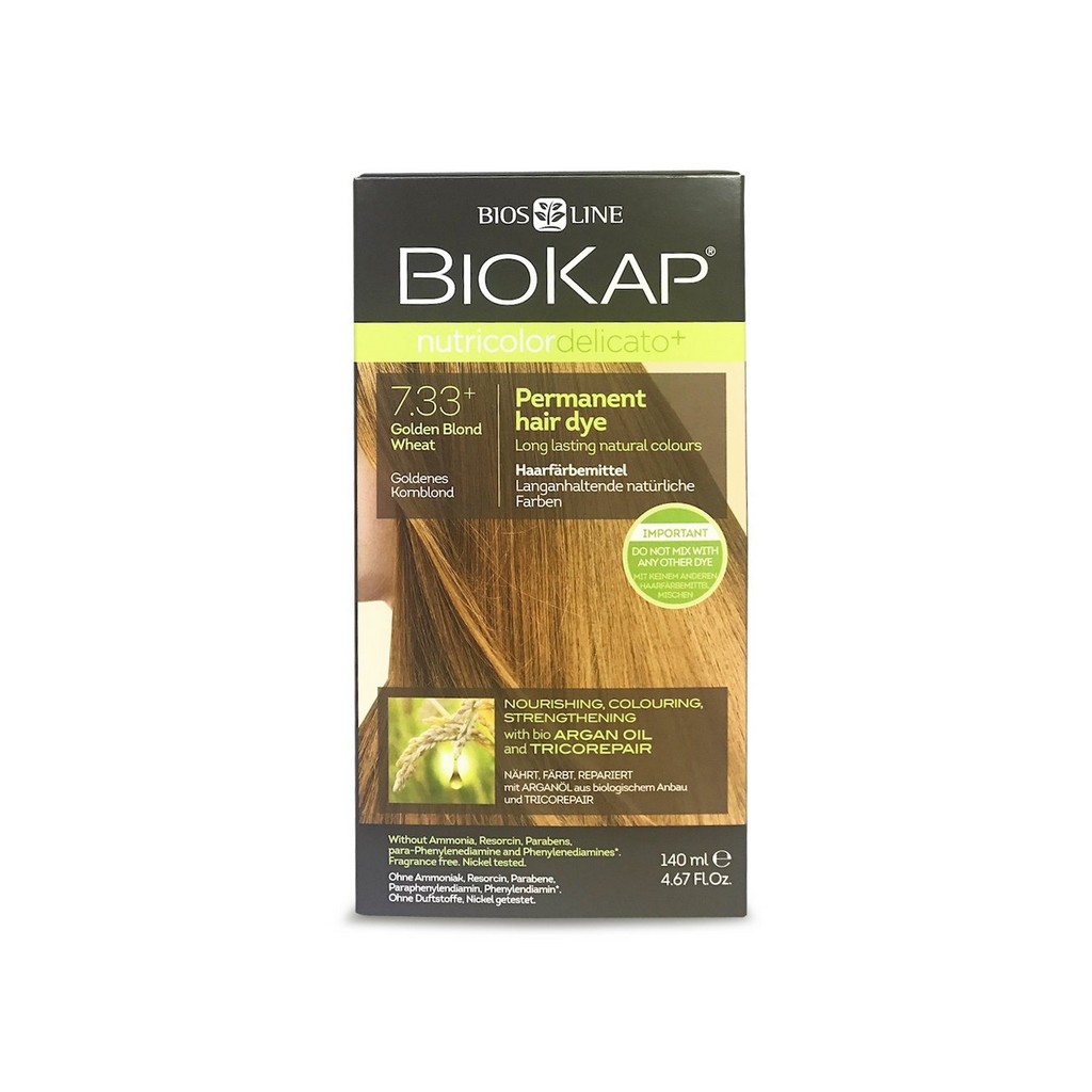 BioKap Golden Blond Wheat 7.33 Rapid Hair Dye 135 ml