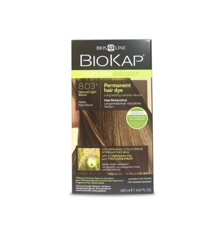 BioKap Natural Light Blond 8.03 Rapid Hair Dye 135 ml