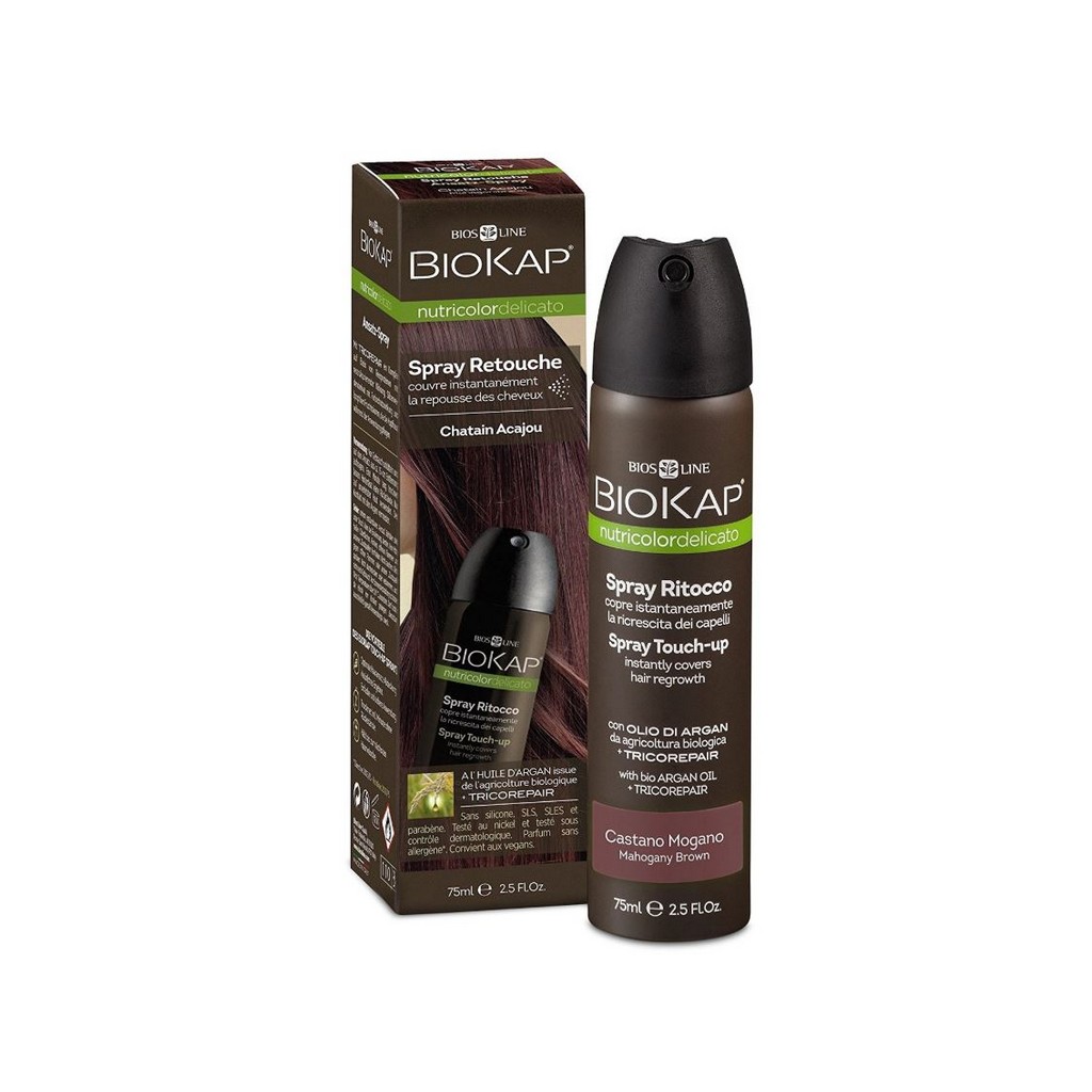 BioKap Mahogany Brown Root Touch Up Spray 75 ml