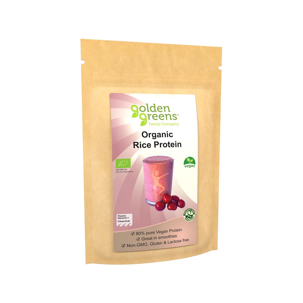 Golden Greens Organic Brown Rice Protein Powder