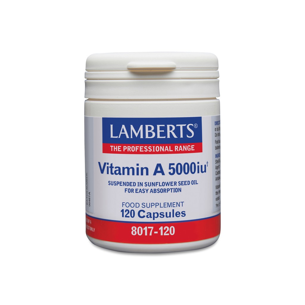Lamberts Vitamin A 5000 I.U. 120 Capsules