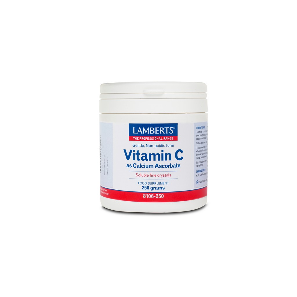 Lamberts Vitamin C as Calcium Ascorbate 250 Crystals