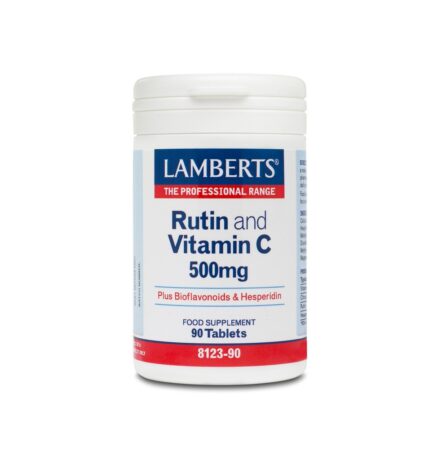 Lamberts Rutin & Vitamin C 500µg + Bioflavonoids 90 Tablets