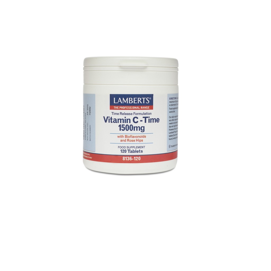 Lamberts Vitamin C Time Release 1500µg 120 Tablets