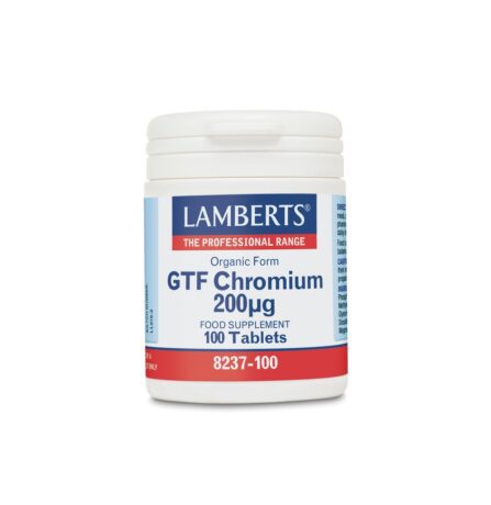 Lamberts GTF Chromium 200µg 100 Tablets