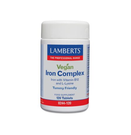 Lamberts Vegan Iron Complex 120 Tablets