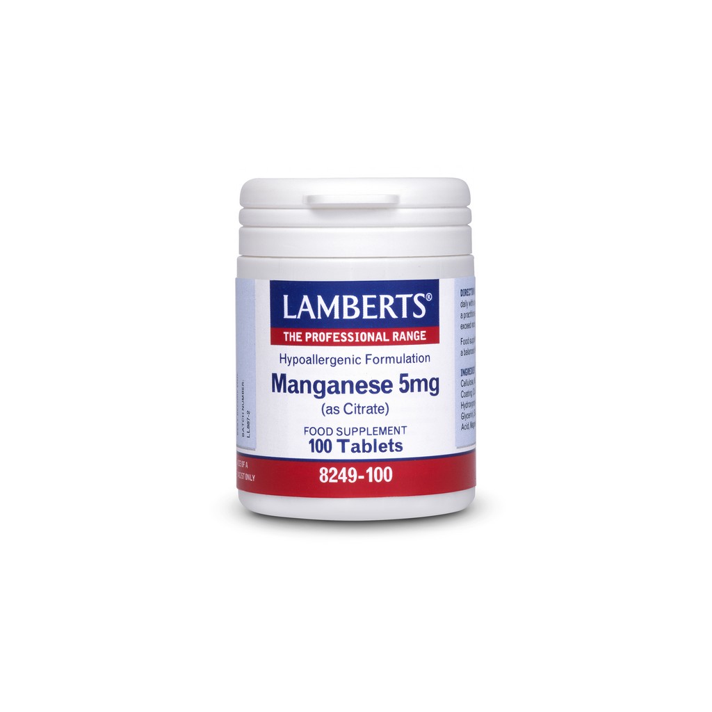 Lamberts Manganese 4µg 100 Tablets