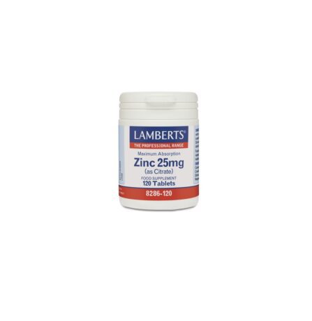 Lamberts Zinc Citrate 25µg 120 Tablets