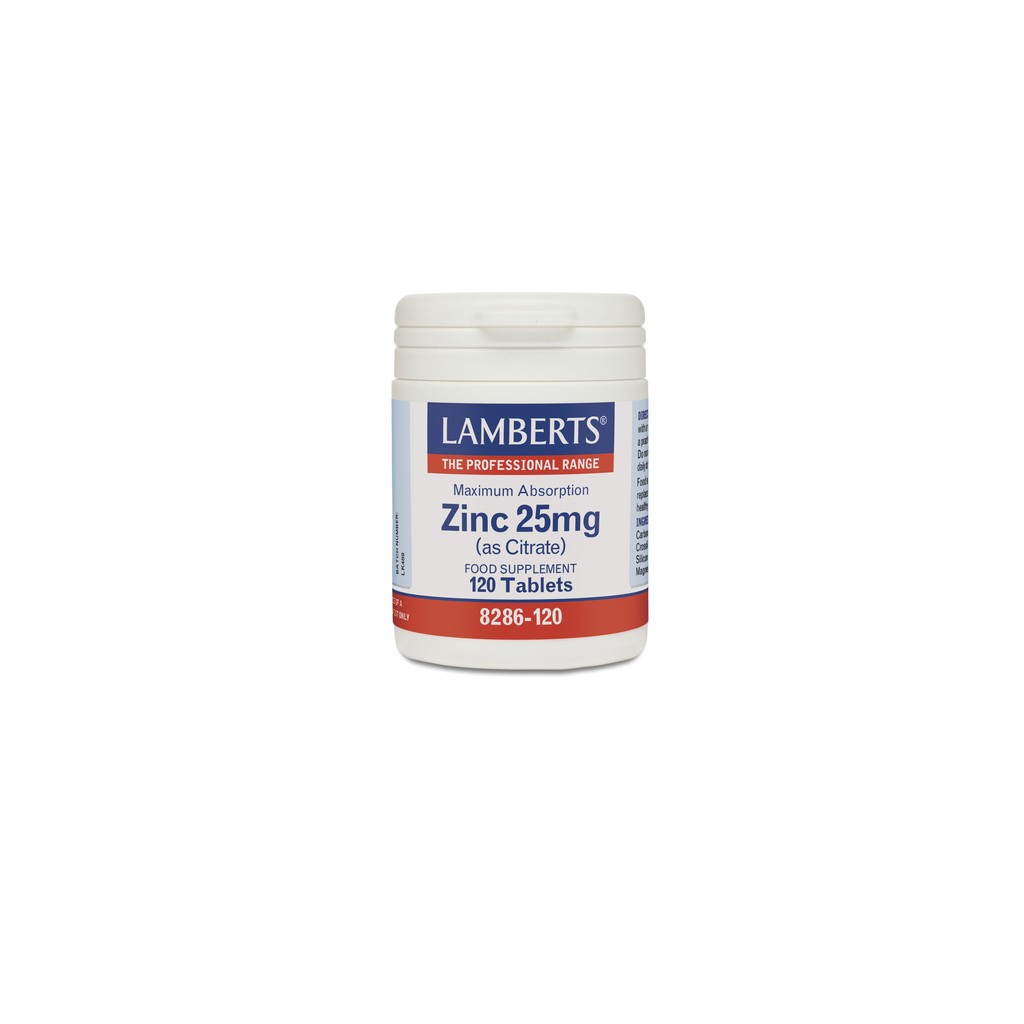 Lamberts Zinc Citrate 25µg 120 Tablets