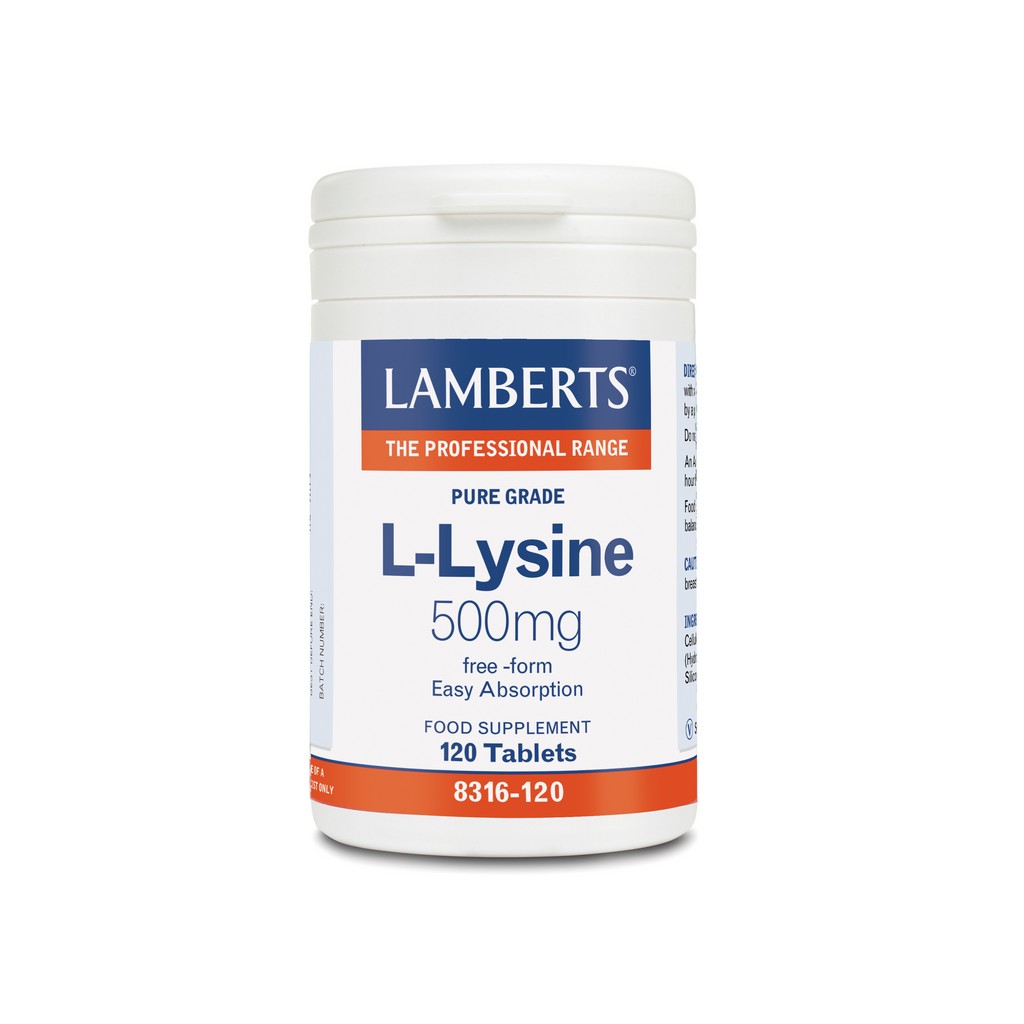 Lamberts L-Lysine 1000µg 120 Tablets