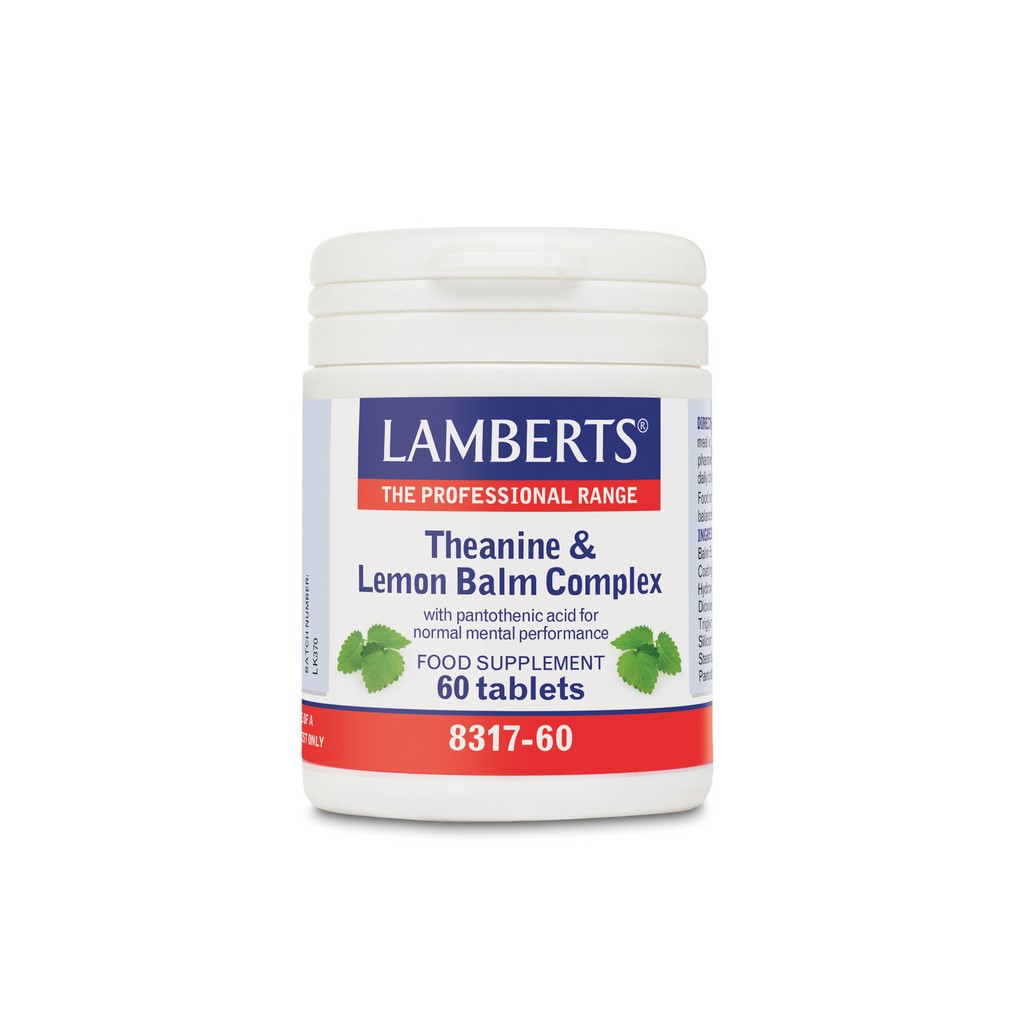 Lamberts Theanine & Lemon Balm Complex 60 Tablets
