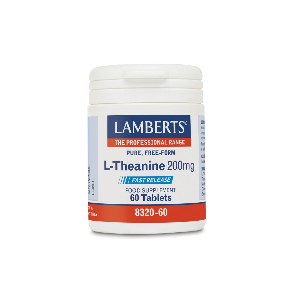 Lamberts L-Theanine 200µg Fast Release 60 Tablets