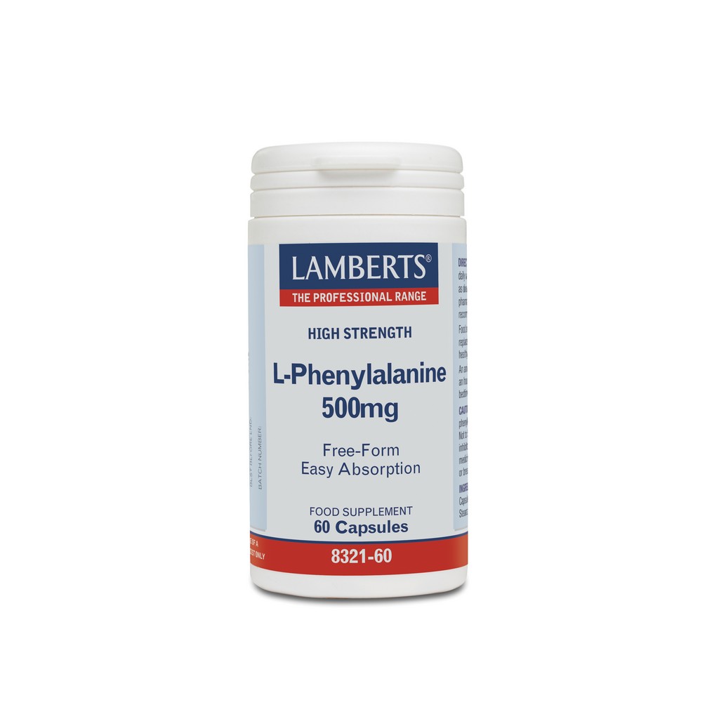 Lamberts L Phenylalanine 500µg 60 Capsules