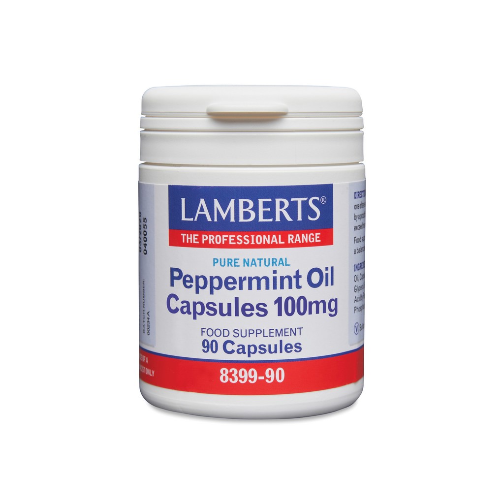 Lamberts Peppermint Oil Capsules 100µg 90 Capsules