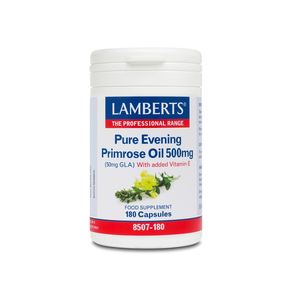 Lamberts Pure Evening Primrose Oil 500µg 180 Capsules