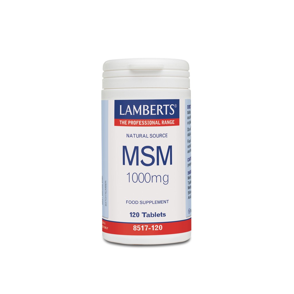 Lamberts Msm 1000µg 120 Tablets