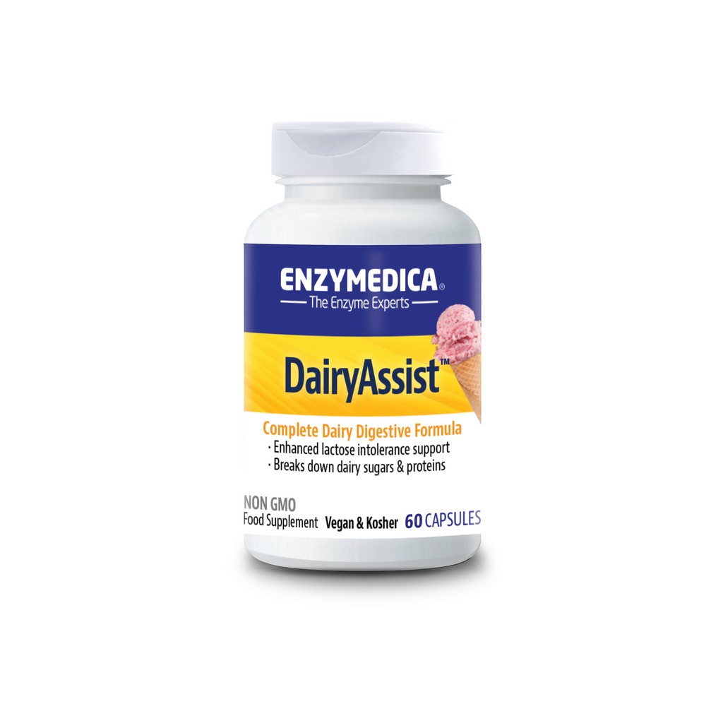 Enzymedica Dairy Assist 60 Capsules