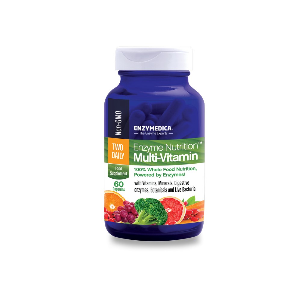 Enzymedica Enzyme Nutrition Multivitamins Two Daily 60 Capsules