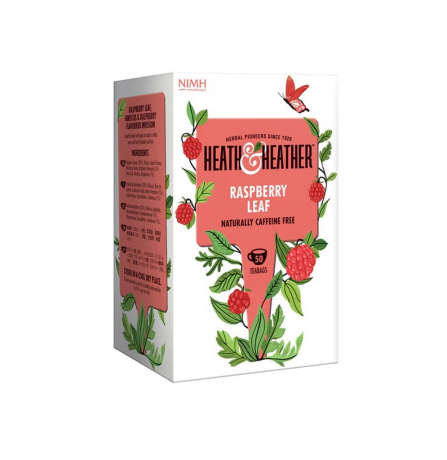 Heath & Heather Raspberry Leaf 50 Tea Bags