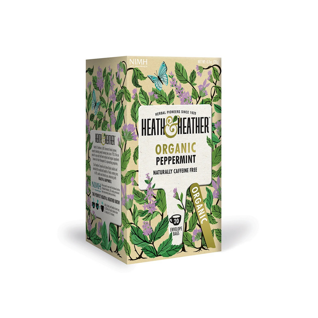 Heath & Heather Organic Peppermint 20 Tea Bags