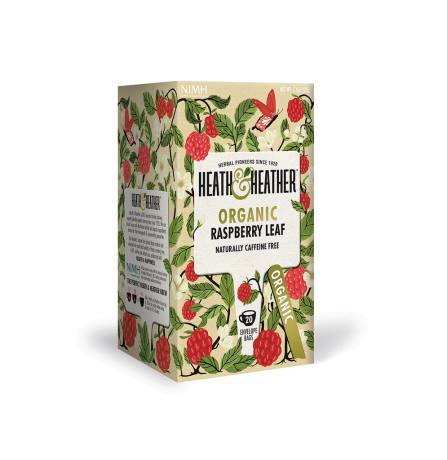 Heath & Heather Organic Raspberry 20 Tea Bags