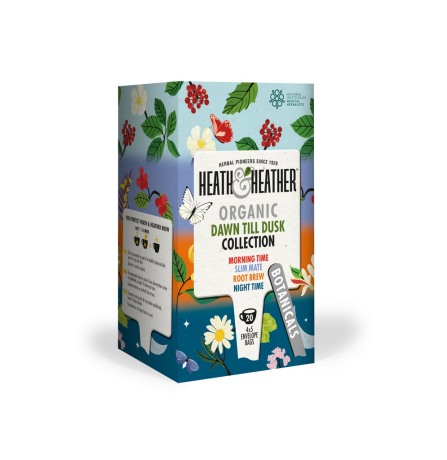 Heath & Heather Organic Dawn Till Dusk Collection 20 Tea Bags