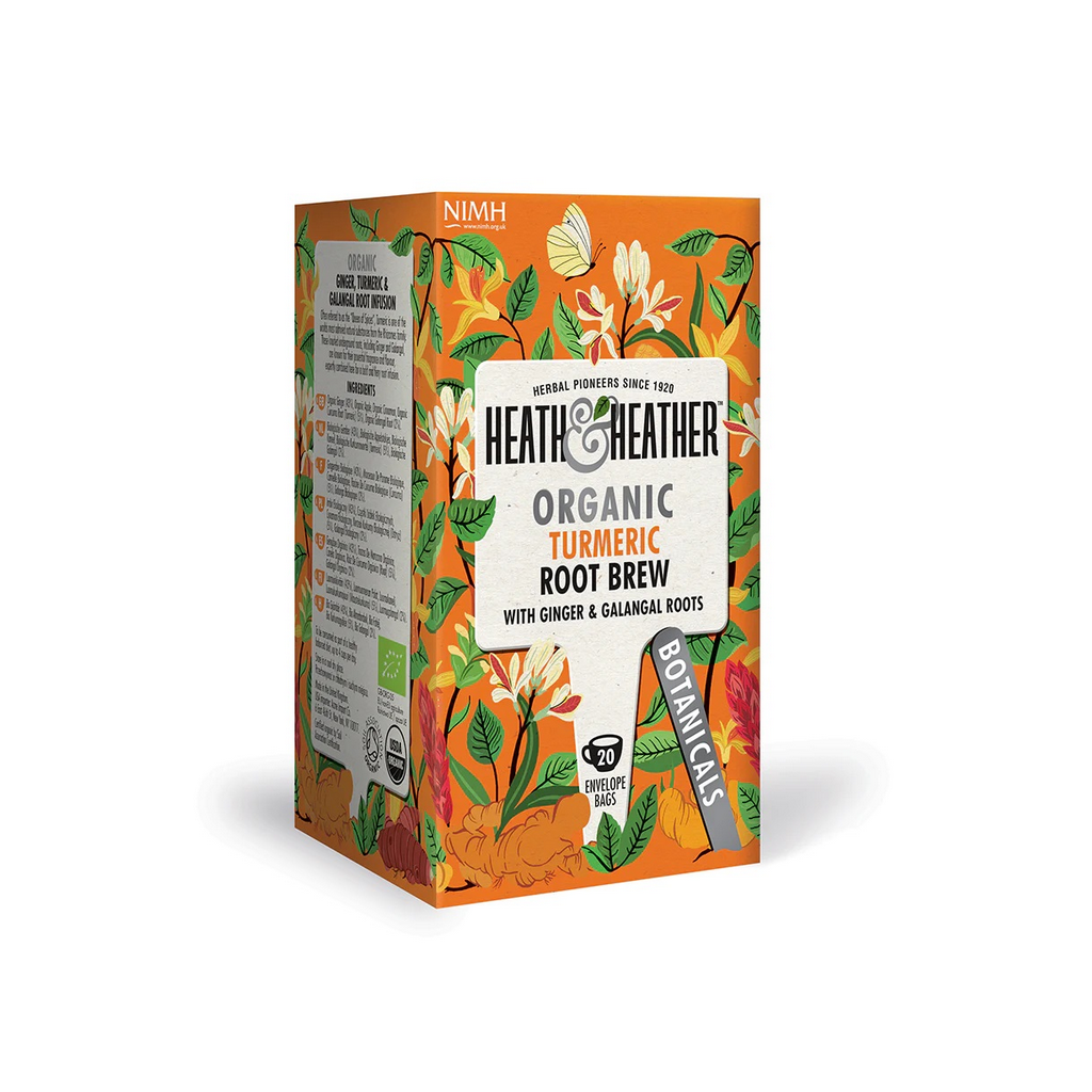 Heath & Heather Organic Turmeric Root Brew 20 Tea Bags
