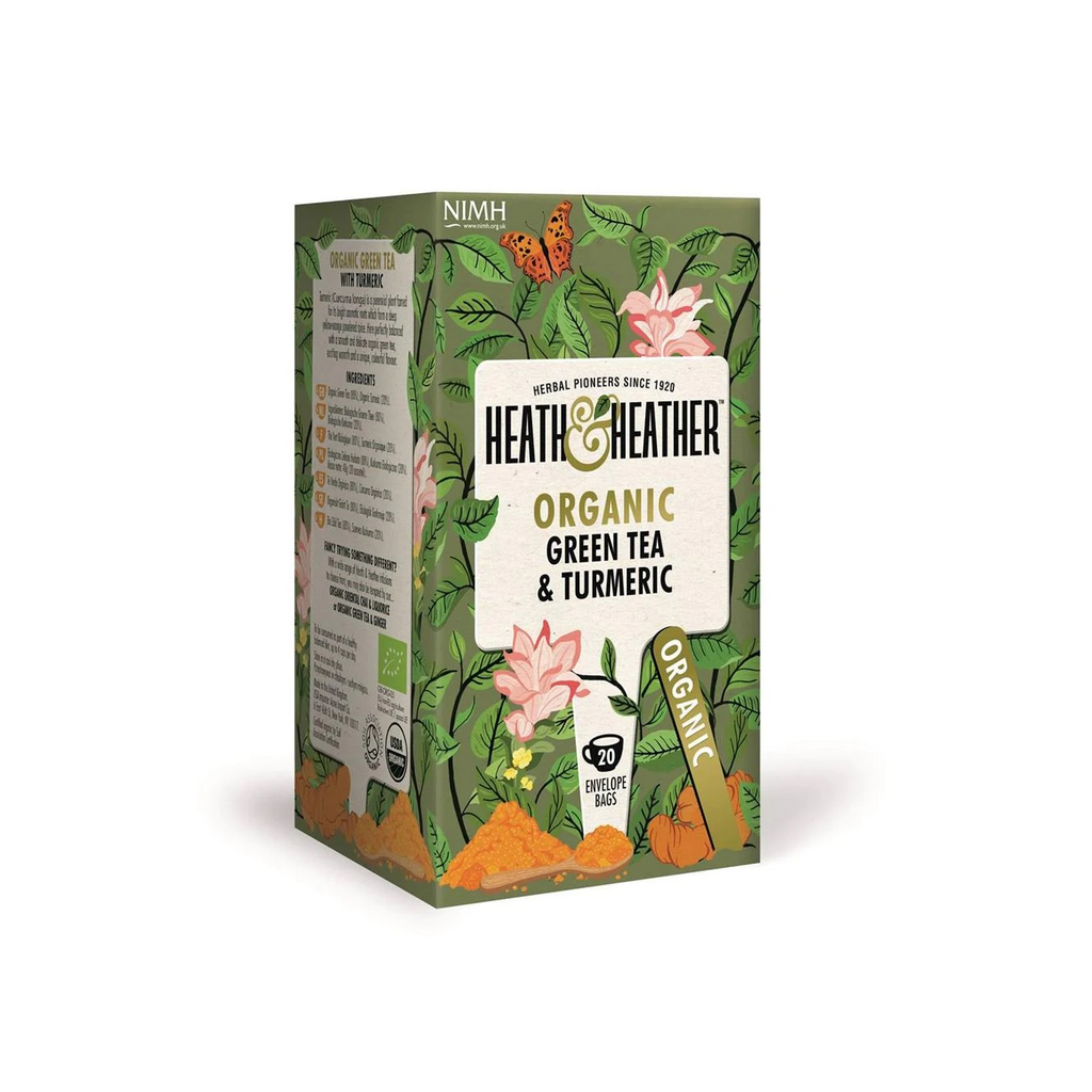 Organic Green Tea & Turmeric 20 Tea Bag
