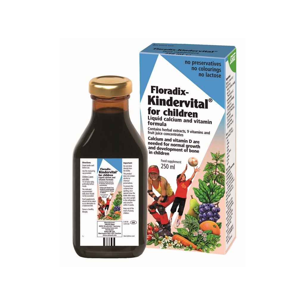 Floradix Kindervital Multivitamin & Mineral Formula for Children