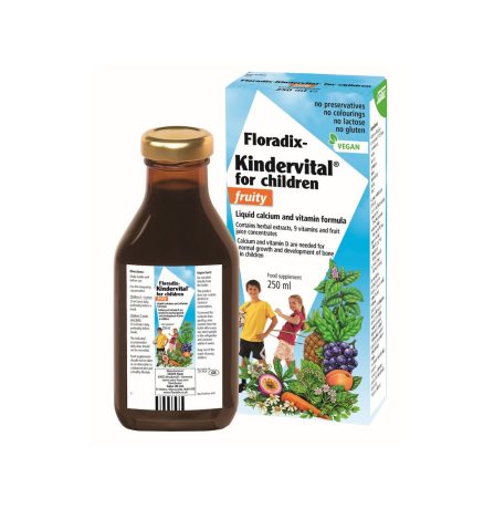 Floradix Kindervital for Children Multivitamin for Children Fruity Formula 250ml