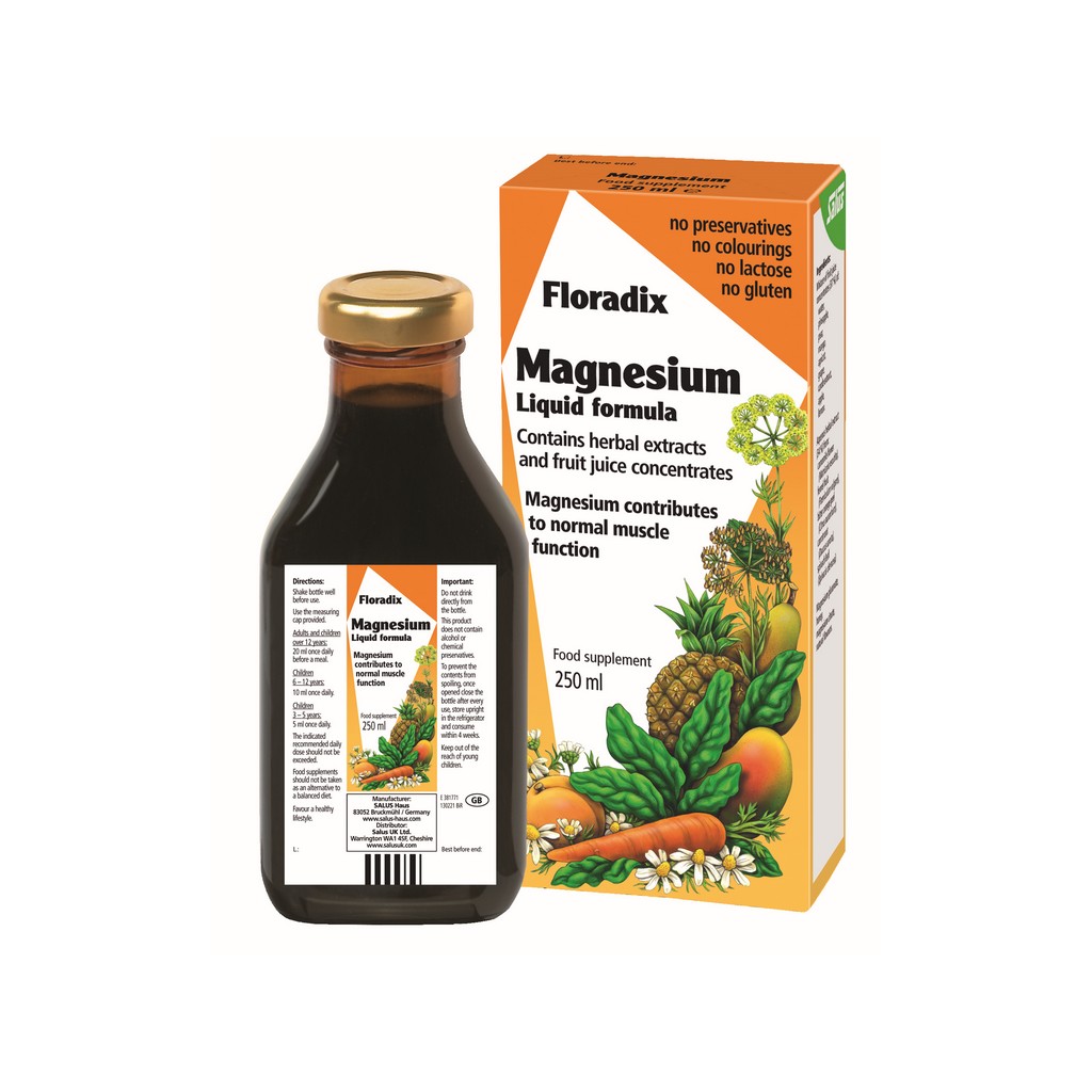 Floradix Magnesium Liquid Supplement 250ml