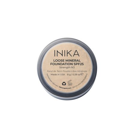 INIKA Loose Mineral Foundation SPF25 Strength 8g - Image 2