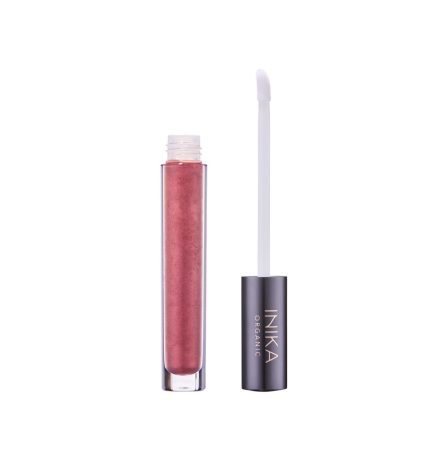 INIKA Organic Lip Glaze- Rosewood 5ml