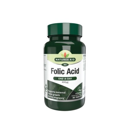 Natures Aid Folic Acid 400ug 90 Tablets