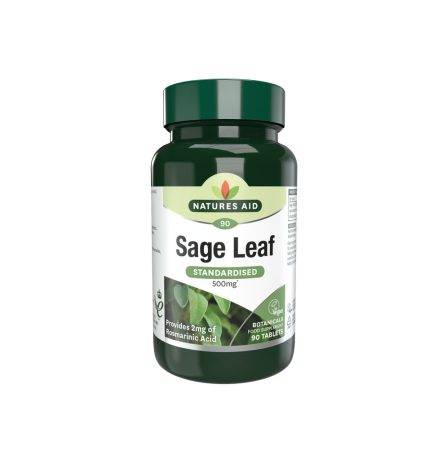 Natures Aid Sage Leaf 50mg 90 Tablets