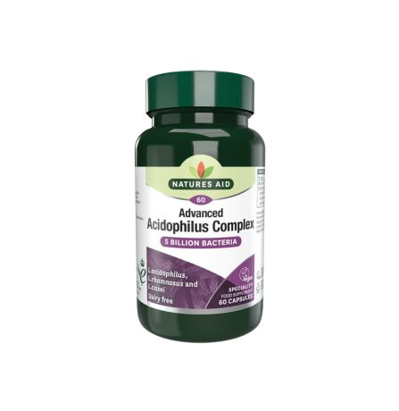 Natures Aid Acidophilus Complex 5 Billion 60 Capsules