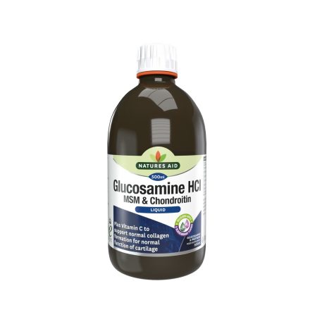 Natures Aid Glucosamine, 1200mg, MSM 500mg & Chondroitin 400mg 500ml