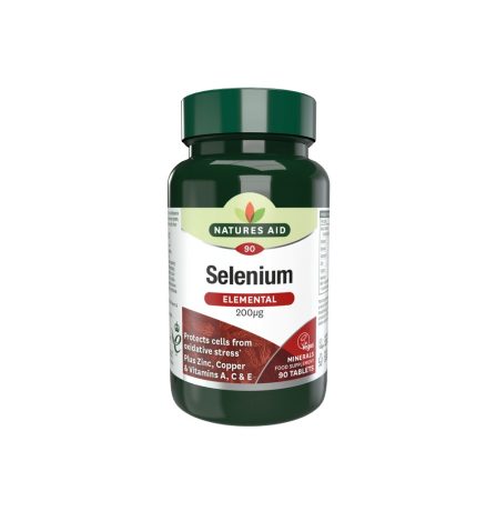 Natures Aid Selenium 200ug with Zinc and vitamins A, C & E 90 Tablets