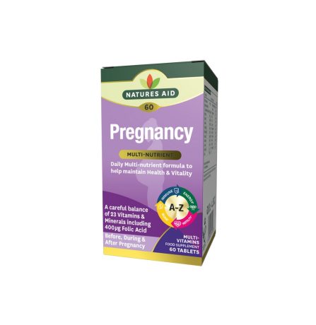 Natures Aid Pregnancy Multi-Vitamins & Minerals 60 Tablets